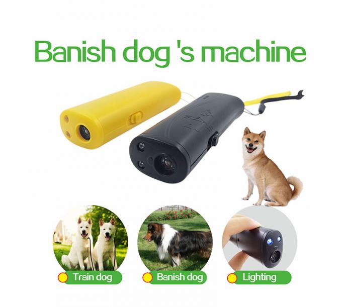 3 w 1 Anti Barking Stop Bark Ultradźwiękowy Pet Odstraszacz psów Trener urządzeń treningowych Trening Banish z oświetleniem LED Drop Shipping